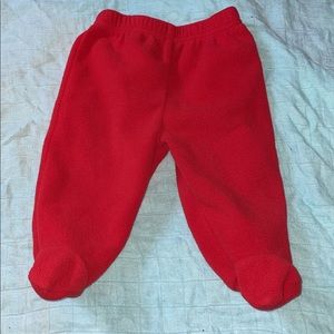 Baby fleece footed pants